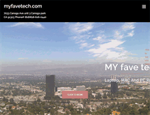 Tablet Screenshot of myfavetech.com